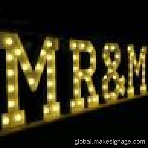 China LED Marquee Letter Lights Factory